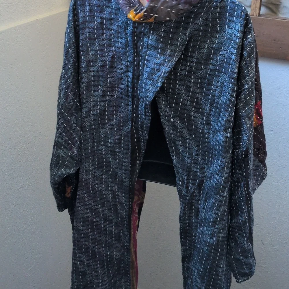 ✨ Kantha Bae Cowl Split Pullover Osfm - Picture 7 of 10